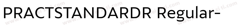 PRACTSTANDARDR Regular字体转换